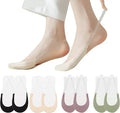 Women's Slingback Toe Topper Ballerina Socks (Pack of 2)